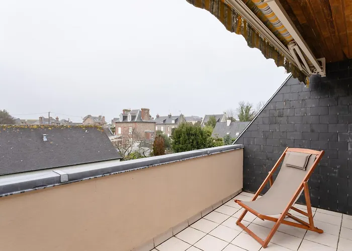 Le Ballast - Appt A Dinard Avec Balcons Et Garage